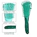 Detangling Brush for Black Natural Hair,Green Detangler Brush for Afro America 3a to 4c Kinky Wavy, Curly, Coily Hair,Women Hair Brush Easy to Clean