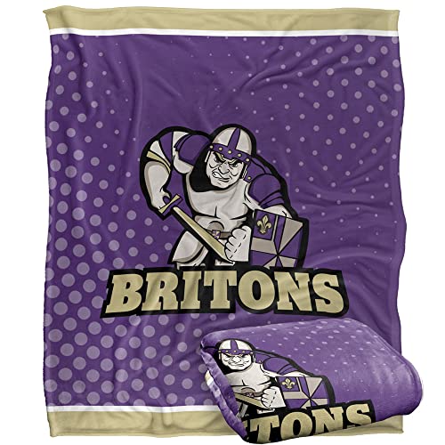 Albion College Blanket, 60"x80" Logo Dots Silky Touch Super Soft Throw Blanket