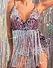 BODIY Sequin Dance Dress Glitter Mini Dresses Part... #3