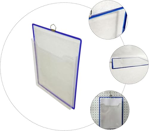 Miniatura 8 de NUOBESTY Billetes Bolsa de almacenamiento acordeón Colgador de pared Bolsa de archivo transparente Bolsa de archivo conveniente carpeta de archivo