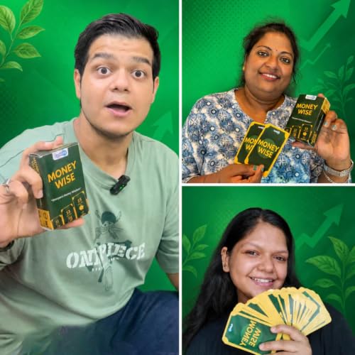 Image of Money Wise - Finance Card Game for Kids, Families & Adults | 57 Strategic Cards | Learn Savings, Investing & Budgeting Skills from the Start | Educational Birthday & Return Gift for Ages 14+