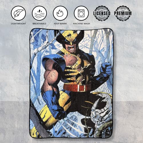Jeté de lit Wolverine Jim Lee idéal pour soirée ciné - 5