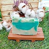 Jabón Artesano de Aceite de oliva y Arcilla Blanca - Para pieles secas, envejecidas o con arrugas , cuida tu piel de forma 100% natural - Jabón para cara, manos, cuerpo... - MamaManuela