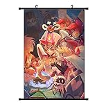 Zhongkaihua Affiche Hotel Hazbin Angel Dust/Alastor/Lucifer, peinture de poster anime rouleau de tissu suspendu en tissu pour d�coration murale de chambre � coucher et maison pour les fans de Hotel