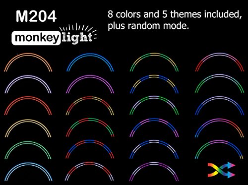 Monkey Light M204 Bike Wheel Light USA Assembled 40 Lumen Ultrabright Color LEDs Tire Spoke Accessory Waterproof Cool Mothers Day Gifts for Mom, Graduation Senior Gifts, Toys for Teen Boys and Girls - Thumbnail 5