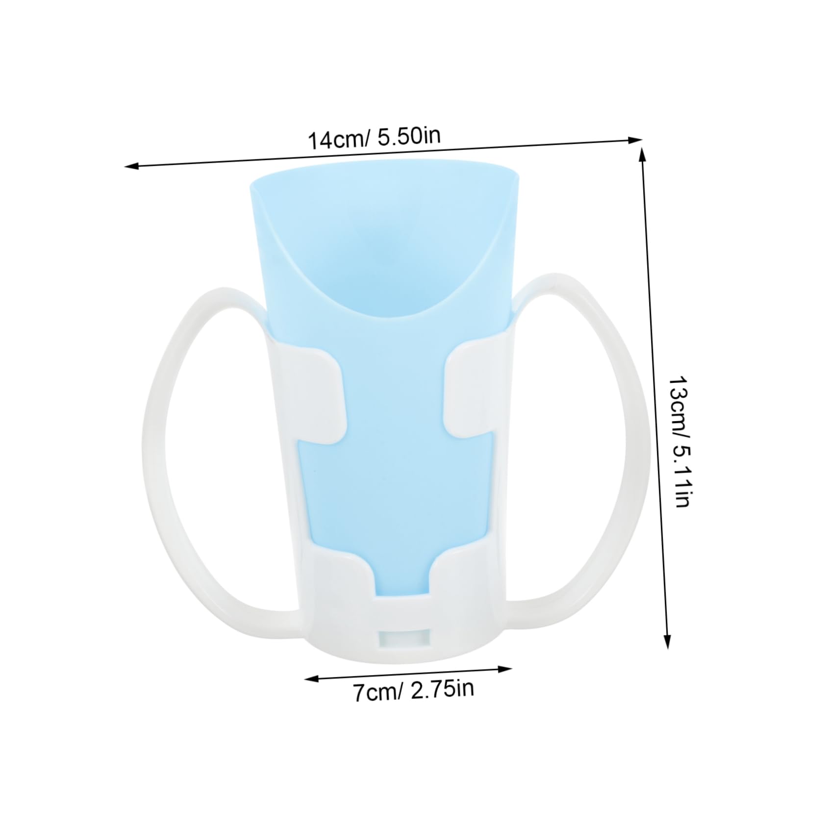 TOVINANNA Maternity Cup Spill Proof Feeding Cup for Disabled Elderly Bedridden Patients Inclined Mouth Design for Easy Drinking