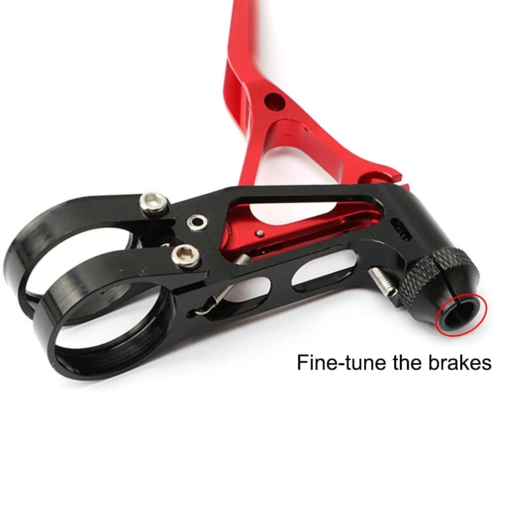 JUPSK Palancas Freno Bicicleta Aleación Aluminio - Manetas Ergonómicas 2,2 Cm Diámetro, Universales Para MTB, Carretera O Plegables, Fácil Instalación