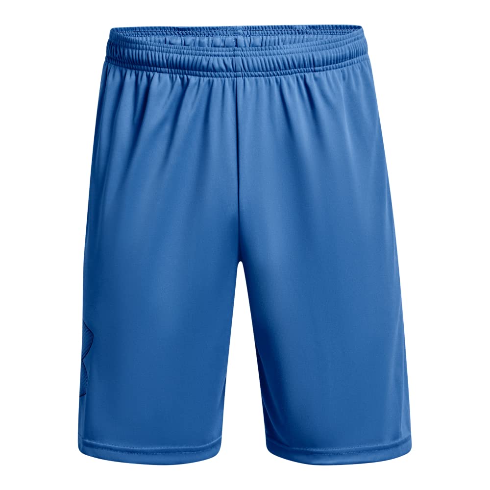 Under Armour Men's Tech Graphic 10" Shorts, Victory Blue (474)/Black, X-Large