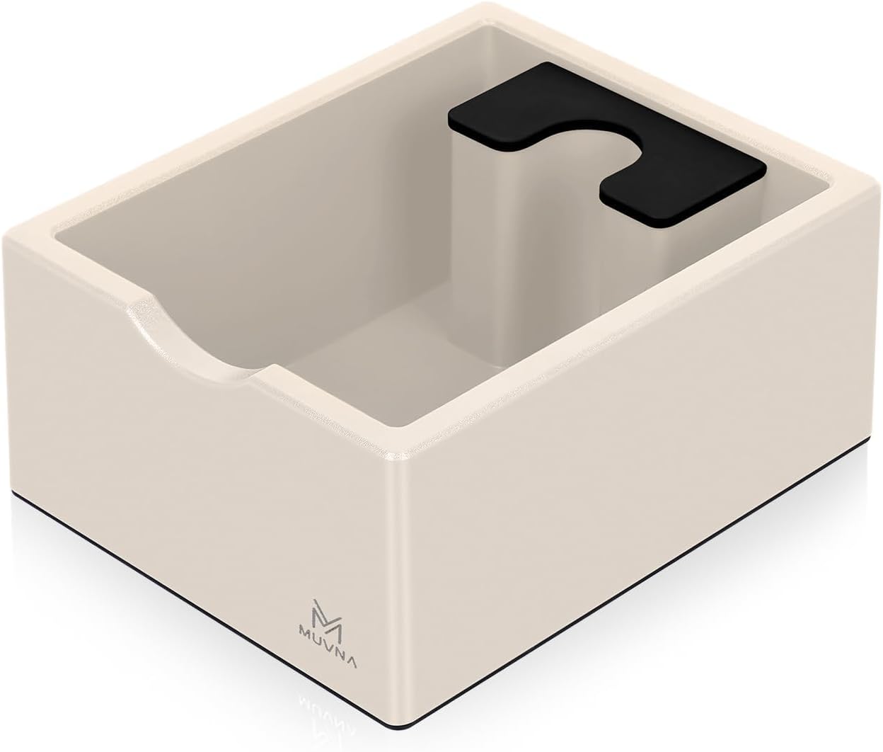 Espresso Knock Box, ABS Coffee Dump Bin for Espresso Grounds, Non-Slip Base Barista Tool, Sturdy and Compact Coffee Accessory for Unique Espresso Setup (Green)