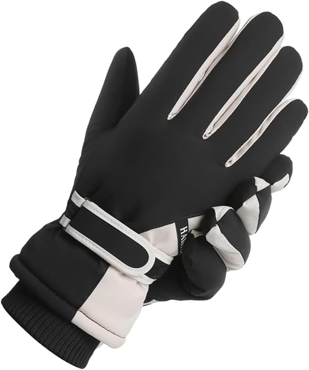 Men's Winter Ski Gloves - Windproof Water-Resistant Fleece Lined & Anti-Slip Touchscreen Gloves for Riding Cold Weather - Image 5