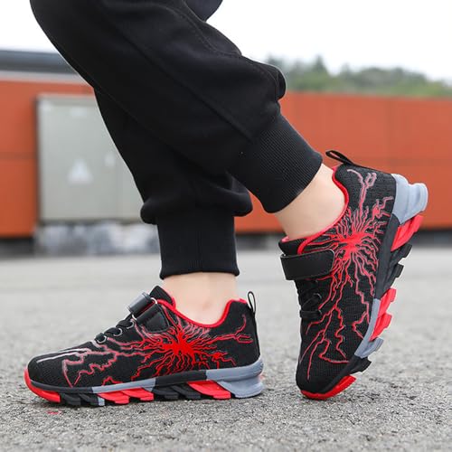 QINGCOMFACAI Little/Big Kids Sneakers for Girls Boys Lightweight Sport Shoes Mesh Breathable Athletic Shoes School Running Tennis Shoes2