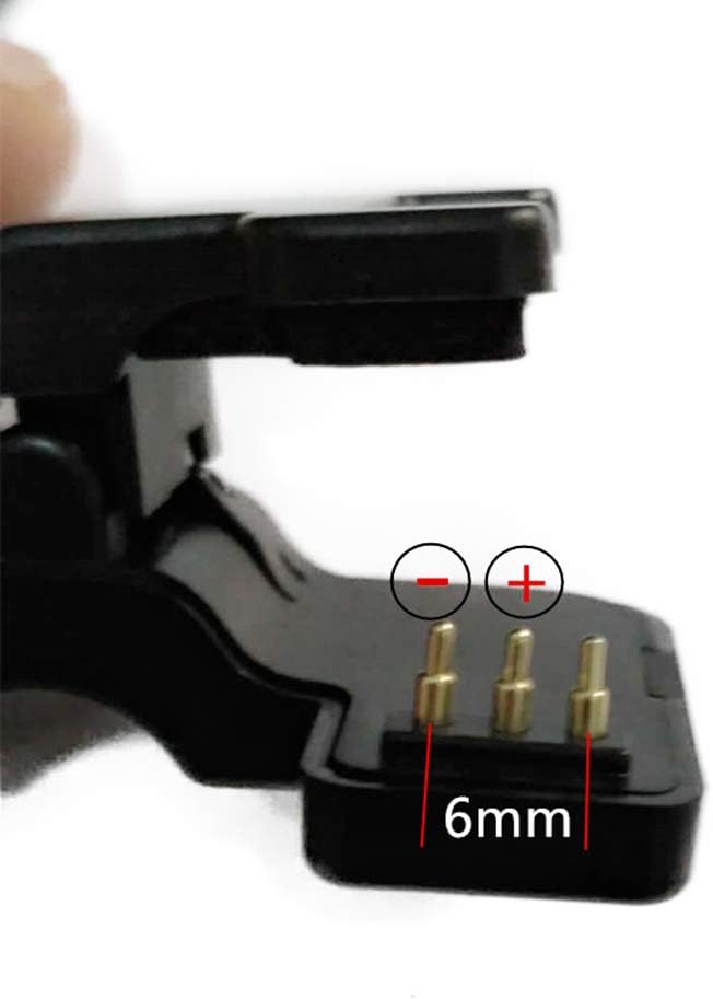 TW64 TW68 Smart Watch Charger Universal USB Charging Cable 3 pin 6mm Clip Smart Bracelet Charger Wire (3 pin 6mm)