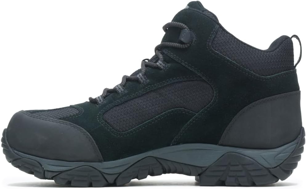 Merrell Men's Moab Onset MID WP CT Construction Boot, Black, 10.5 Wide