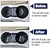 CARFORU Car Interior Accessories Cup Holder, Anti Slip Cup Mat Insert Vehicle Travel Auto Cup Holder Insert Coaster Ma for Jaguar Vehicles All Models 2 Packs, 2.75 inch