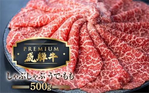 最飛び牛 飛騨牛 赤身 しゃぶしゃぶ 500g 5等級 A5 うでorもも 牛肉 和牛 ブランド牛 プレミアム ごちそう 贅沢飛騨牛 肉の沖村