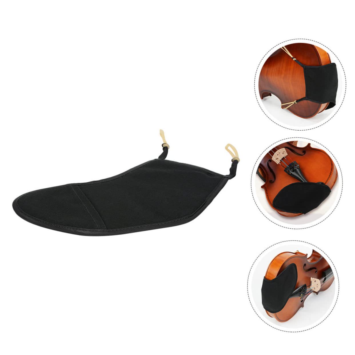 ibasenice 5 Piezas De Soporte Para Violín Resistente Y Cómodo Almohadilla De Apoyo Para Violín Mentonera Para Violín