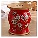 Chiński Jindezhen Dressing Stół Ceramiczny Stołek Ogrodowy Chiński Ceramiczny Drum Taboła łazienka Ceramiczne Stołki Zewnętrzne (31x27cm)(Color:b)