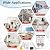 2 Pack Drywall Repair Kit, 240g Quick Drying Spackle Wall Repair with Scraper Wall Patch Repair to Fix Wall Surface Holes and Creak Damage Wall Mending Agent for Home Wall Plaster Wall Repair
