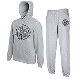 187 Straßenbande - Logo Bundle (Hoodie + Jogginghose) (S, Grau)