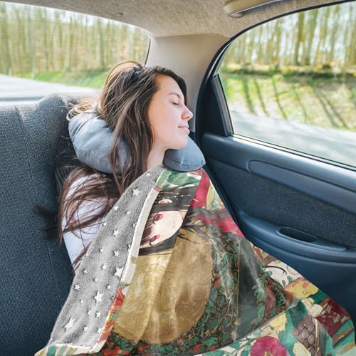 Mantas para sofá de diseño de vestido japonés rojo y blanco de microfibra suave 8
