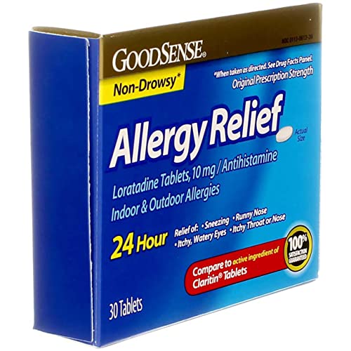 Good Sense Allergy Relief Loratadine Tablets, 10 Mg 30 Ea (Pack Of 3) #TOP2