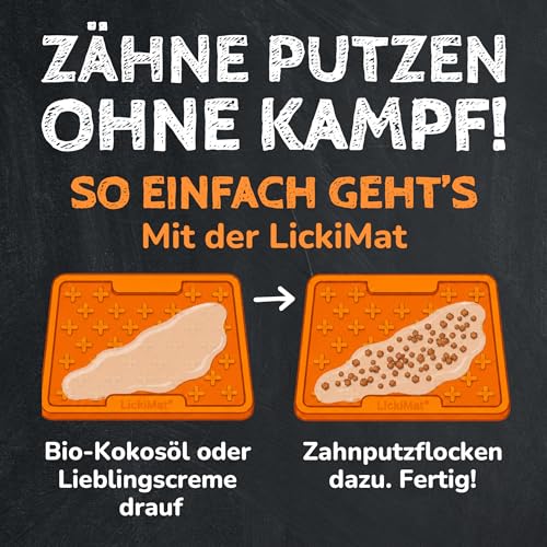 QCHEFS 2X Zahnputzflocken für Zahnpflege Hund Zahnreinigung gegen Zahnstein