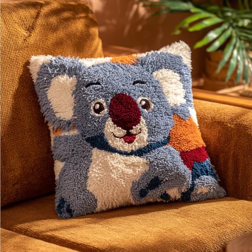 Kit de crochet pour débutants point noué koala facile sans savoir coudre