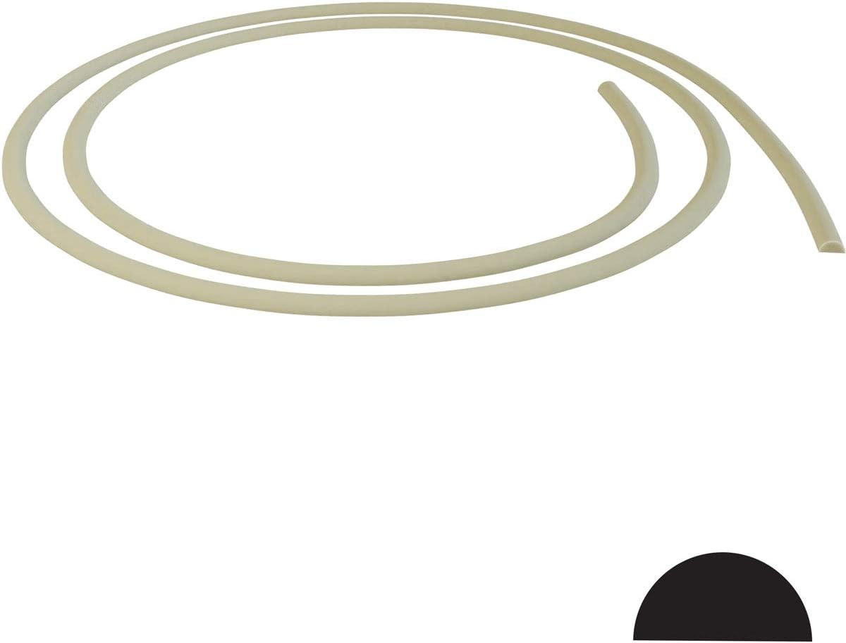HR100-1/2"H x 1"D x 144"L Half Round Flexible Moulding