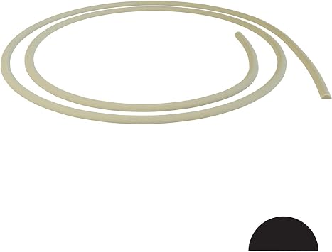 HR100-1/2"H x 1"D x 144"L Half Round Flexible Moulding