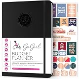 GoGirl Budget Planner – Paycheck & Bill Organizer Book 5.3x7.7 Black