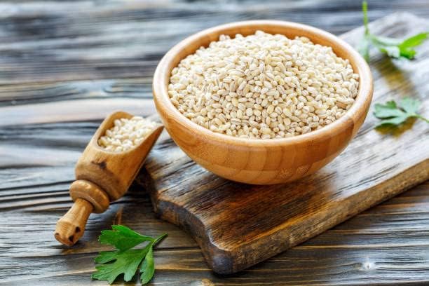 Image of Nourcery Pearl Barley-1kg | Pearled Whole Barlay | High Fiber Jau | Low Glycemic Index | Raw Barley Grain | Healthy by nature | Cooks Like Rice | Ideal for Risottos & Soups | Naturally Gluten Free