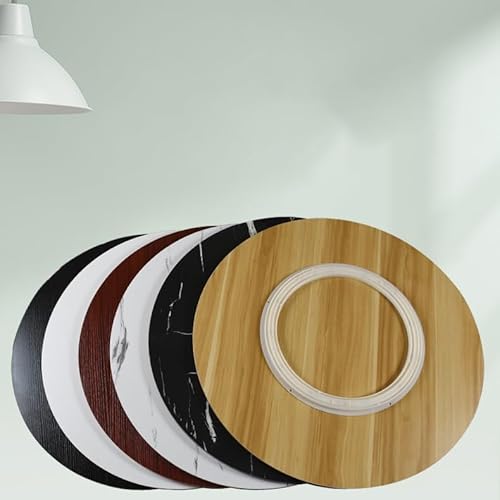 Lazy Susan Piatto Girevole In Legno, Vassoio Rotante 50cm 60cm 70cm 80cm 85cm 90cm 100cm, Piatti Girevoli Rotondo Per Ristoranti Cucina(Natural Wood,90cm/35.4in)