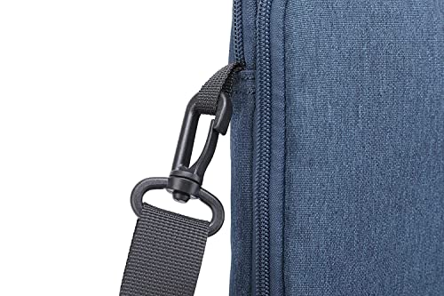 Image of SWOOK 13 inch Laptop Sleeve Case 13.3 Compatible with New MacBook Air M1 A2337 A2179 A1932 2018-2021| MacBook Pro A2338 M1 A2251 A2289 A2159 A1989 A1706 A1708|XPS Surface Pro ThinkPad Envy Swift 3 - Navy blue