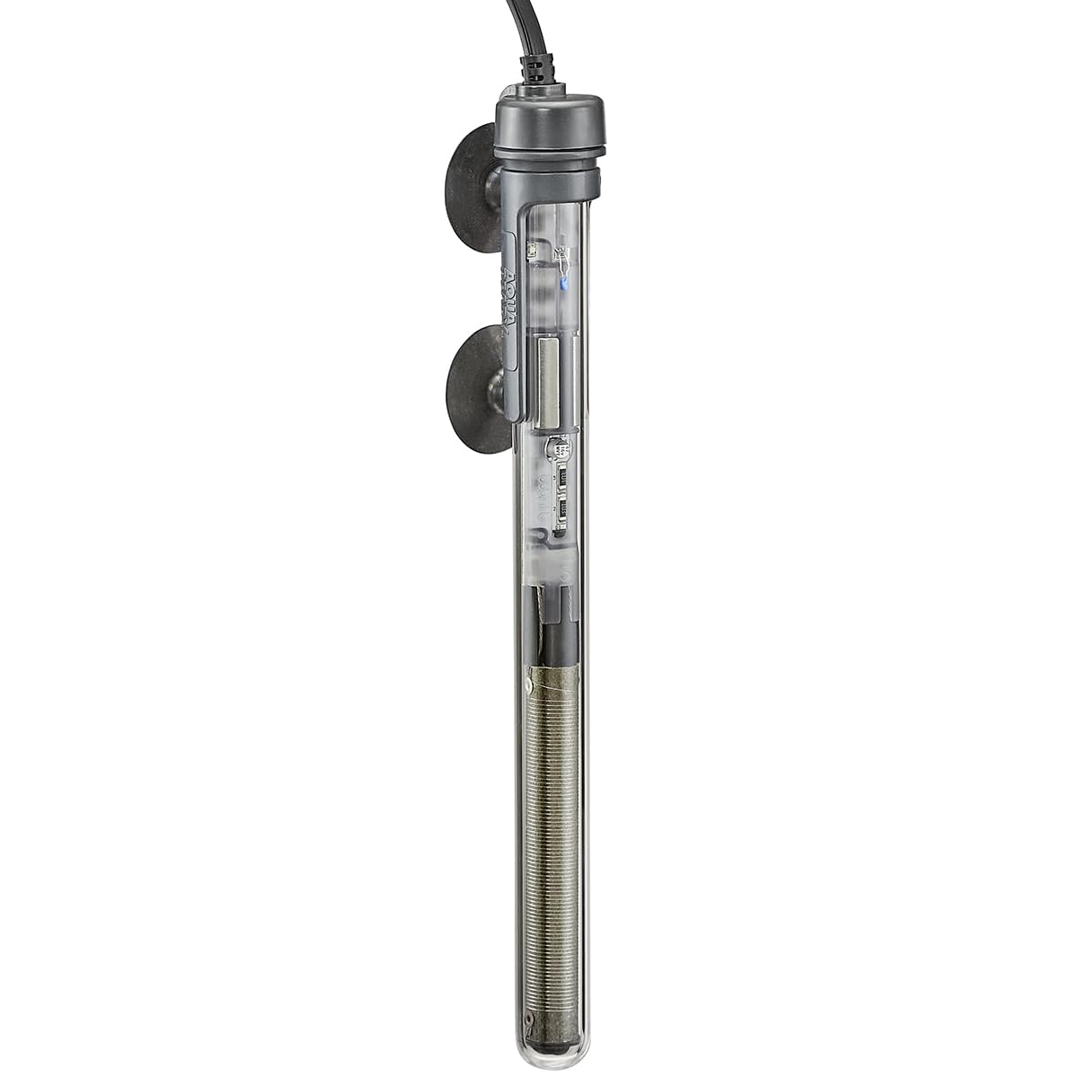 AquaReady Chauffage d'aquarium préréglé 100 W – Chauffage submersible pour aquariums d'eau douce et d'eau salée, fiable et économe en énergie, design compact pour aquariums de 78 à 100 litres