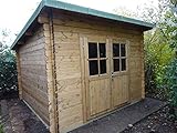  DEKALUX Casetta in Legno da Giardino 3x3 monofalda - Spessore 34mm