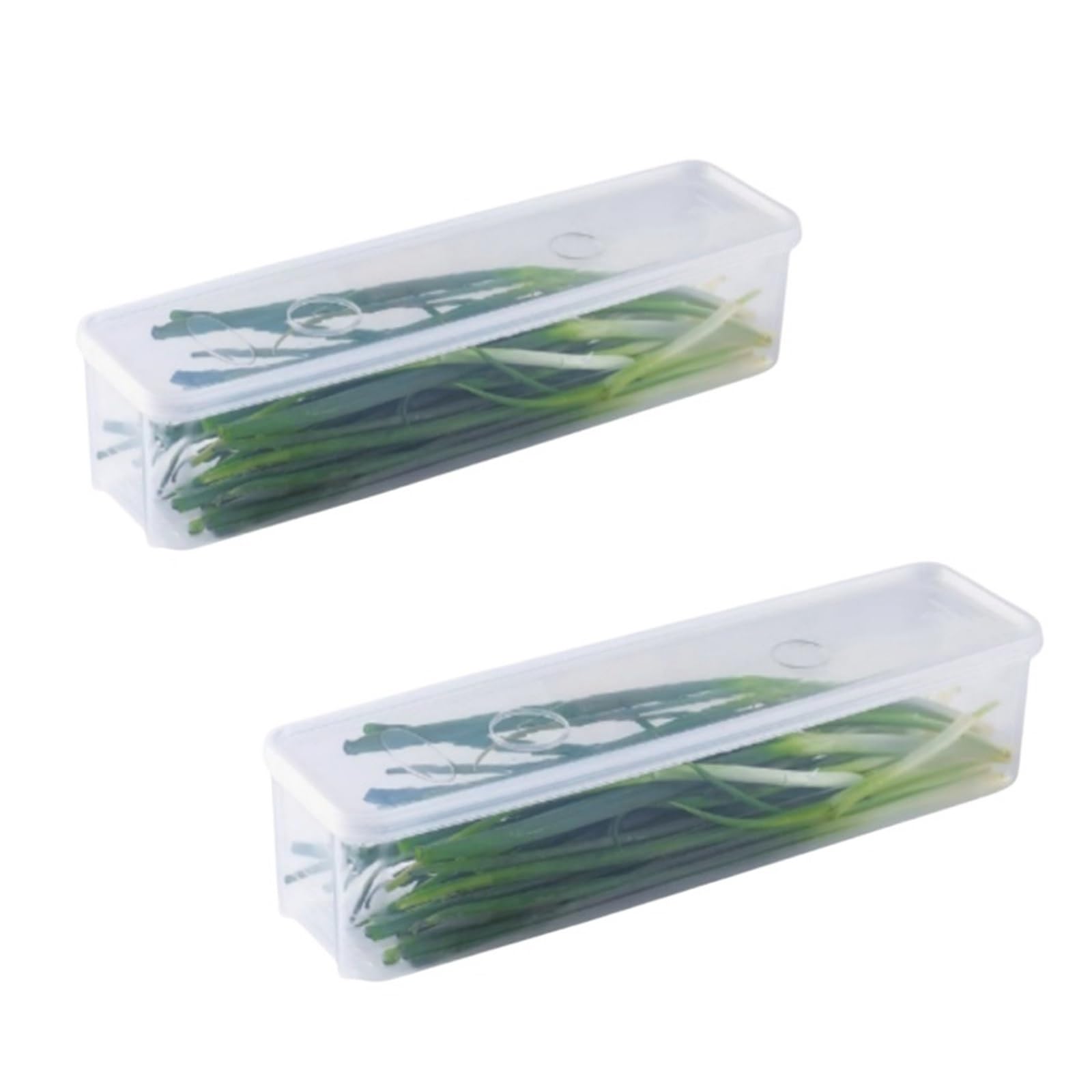 WZPTLKIBAD Plastic Refrigerator Storage Box with Lid