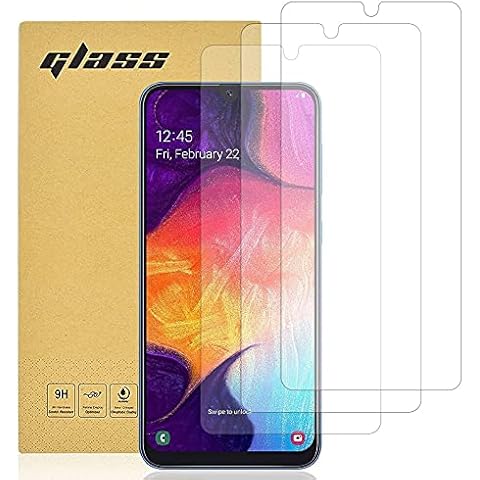 Tempered Glass for Samsung Galaxy A50 Screen Protector, Totill [3 Pack] [Easy install] [Case Friendly] [Crystal Clarity] Premium Tempered Glass Screen Protector for Galaxy A50 Scratchproof oilproof Cover