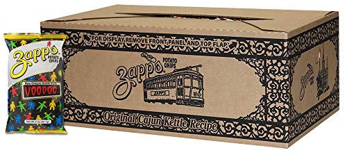Zappâ€™S New Orleans Kettle-Style Potato Chips, Voodoo Flavor Â€“ Crunchy Chips With A Spicy Kick, Great For Lunches Or Snacking On The Go, 2 Ounce (Pack Of 25) #TOP4