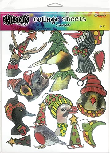 Dylusions Christmas Collage SHT