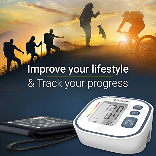 iProven Digital Blood Pressure Monitor Upper Arm, Large BP Cuff Automatic, 60 Reading Memory, Irregular Heartbeat Detection, Accurate & Fast Reading, BPM-634 - Thumbnail 4