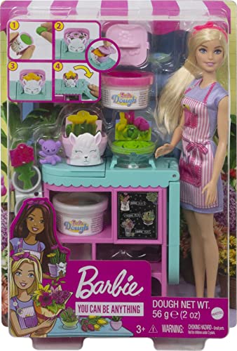 Muñeca Barbie Florista con set de flores y accesorios miniatura 6