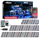 Nilight 12PCS Motorcycle RGB Led Light Kit...