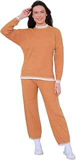 سوت شتوي تريكو بتصميم بسيط للنساء ( وان سايز تلبس لحد 85 كيلو )