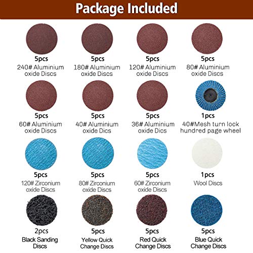 DRILLPRO 70Pcs Sanding Discs Set