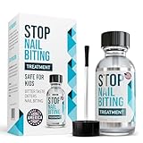 Stop Nail Biting Treatment for Kids, Clear Bitter Nail Polish to Gently Break the Habit, Safe & Comforting Nail Biting Prevention for Kids, Supports Healthy Nail Growth, 0.5 fl oz - Packaging May Vary