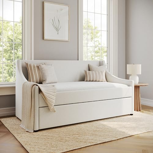 Martha Stewart Simone Twin Trundle Daybed, Off-White