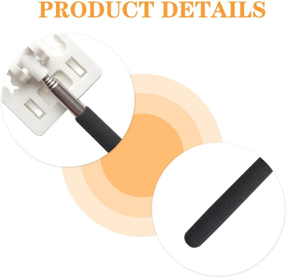 NUOBESTY Telescopic Parking Toll Swiping Rod Contactless Card Holder Vehicle Parking Tool Adjustable Aid for Convenient Payment