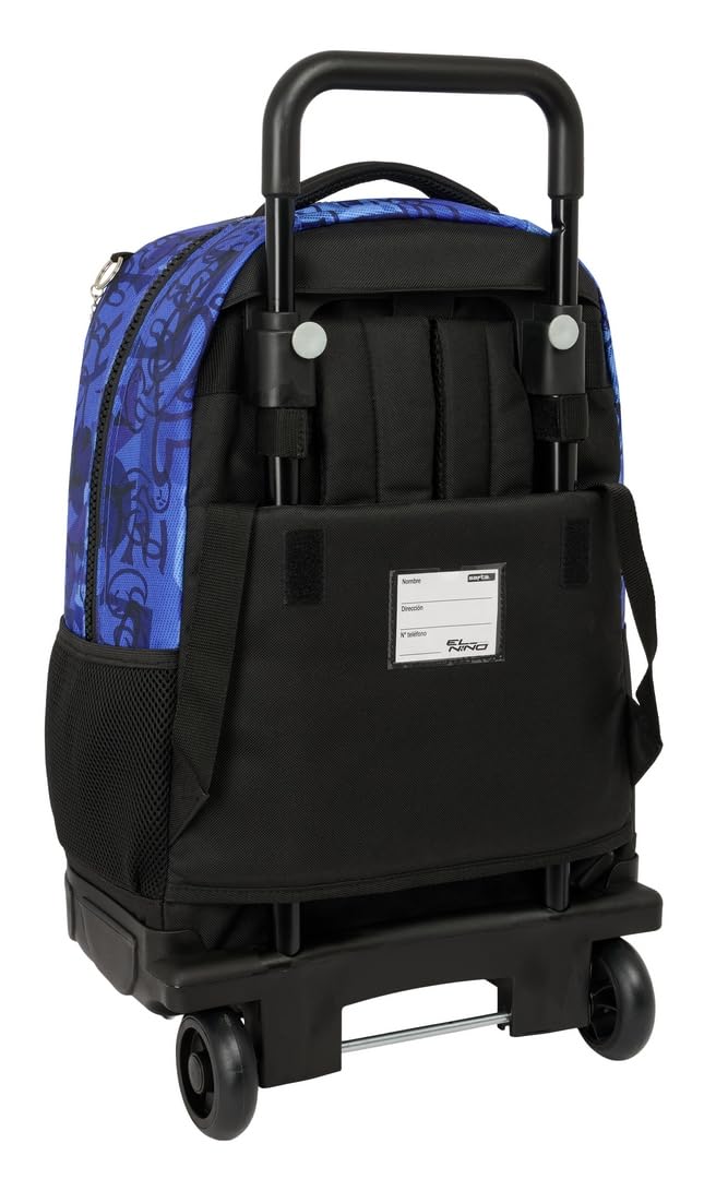 Safta EL NIÑO Roller - Mochila Grande con Ruedas, Compacta, Extraíble, Ideal para Niños de Diferentes Edades, Cómoda y Versátil, Calidad y Resistencia, 33x22x45 cm