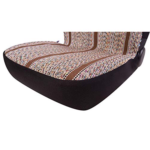 West Coast Auto Baja Blanket Bucket Seat Cover For Car, Truck, Van, Suv - Airbag Compatible (2Pcs) (Brown) #TOP3