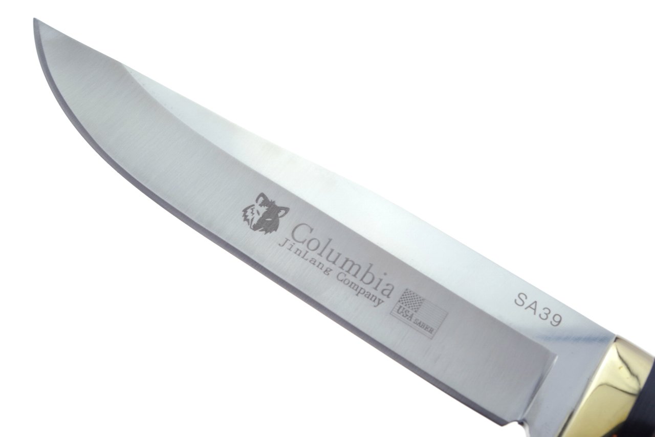 Columbia Knife No.SA39 Fixed Blade Hunting Knife, FullTang Structure